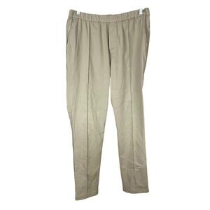 Lululemon Cotton Twill Pintuck Pant Khaki Men's Size Large Excellent Condition